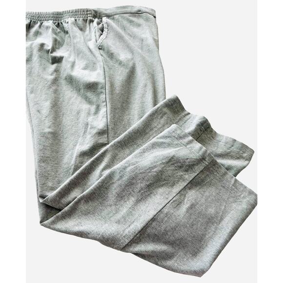 ALFRED DUNNER ACTIVEWEAR PANTS, WOMENS, 12P, HEATHER GREY W/ WHITE LACE TRIM - Picture 6 of 8